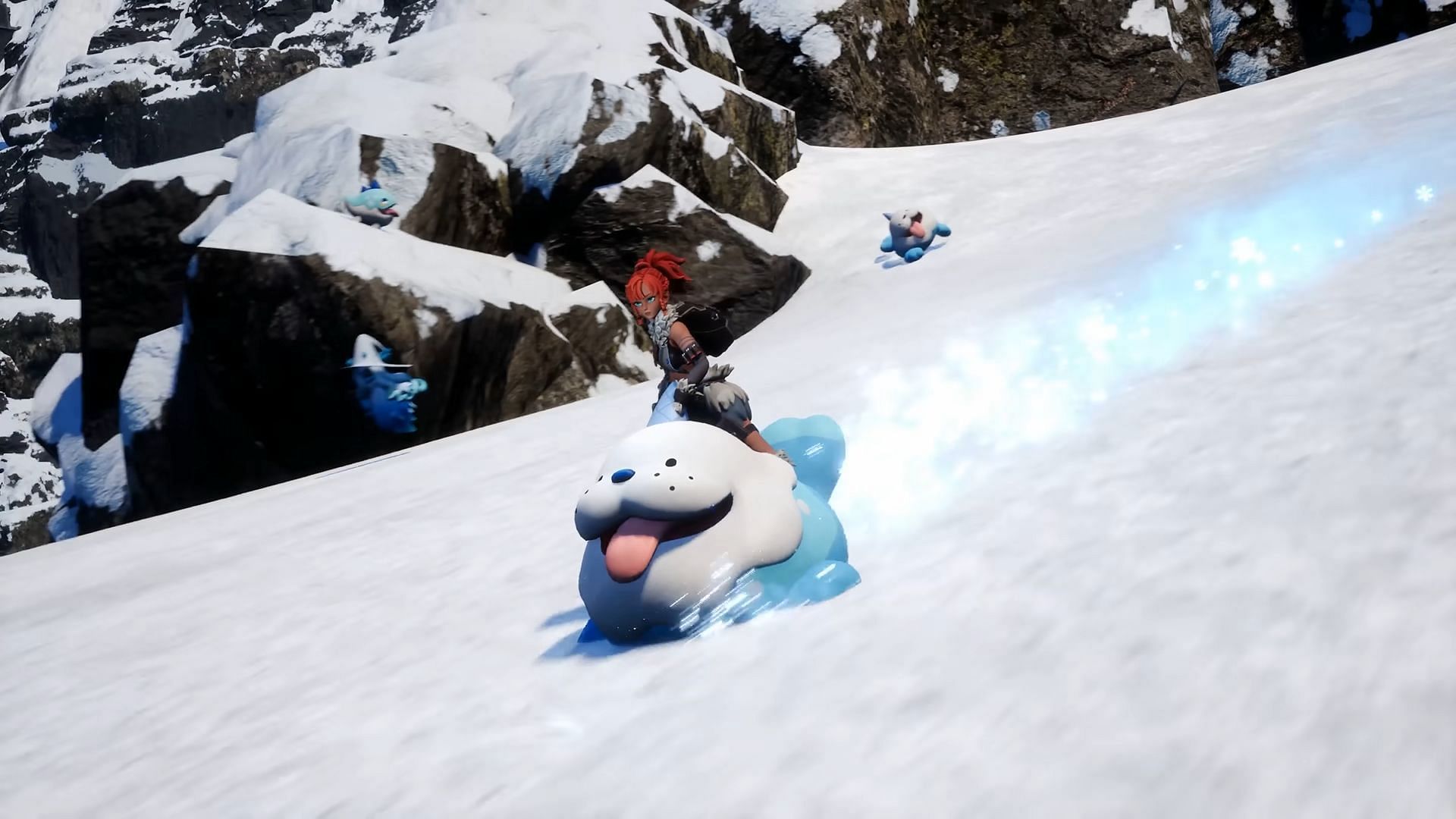 The cold never bothered me anyway! (Image via Pocketpair)